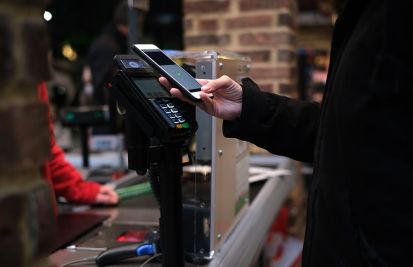 checkout experience with a customer