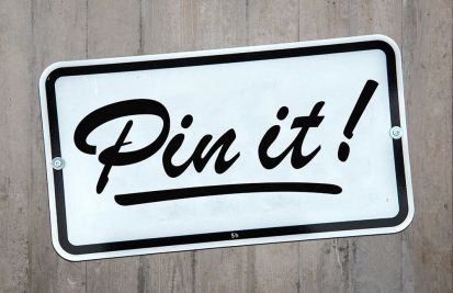 pinterest pin it sign