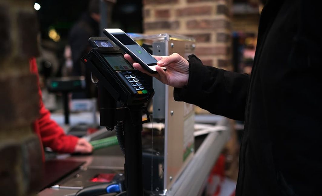 checkout experience with a customer