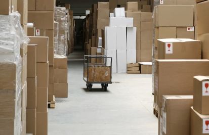 excess retail inventory in storage