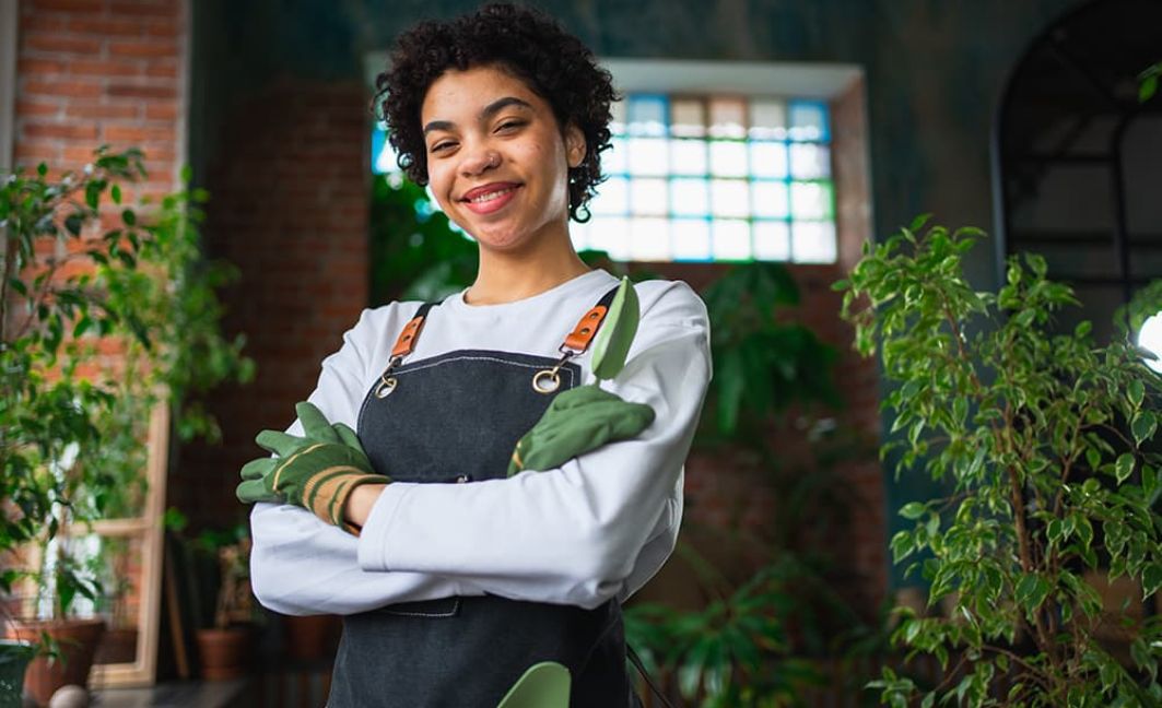 woman mobile merchant business owner