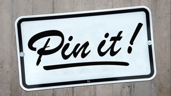 pinterest pin it sign