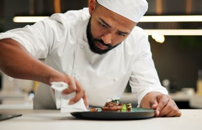 chef at a hospitality restaurant
