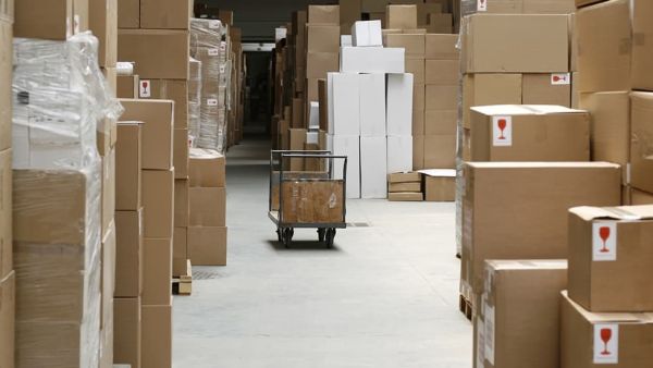 excess retail inventory in storage