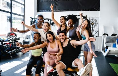 fitness community of people