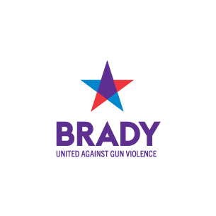The logo for Brady United Against Gun Violence organization