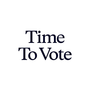 The Time To Vote logo