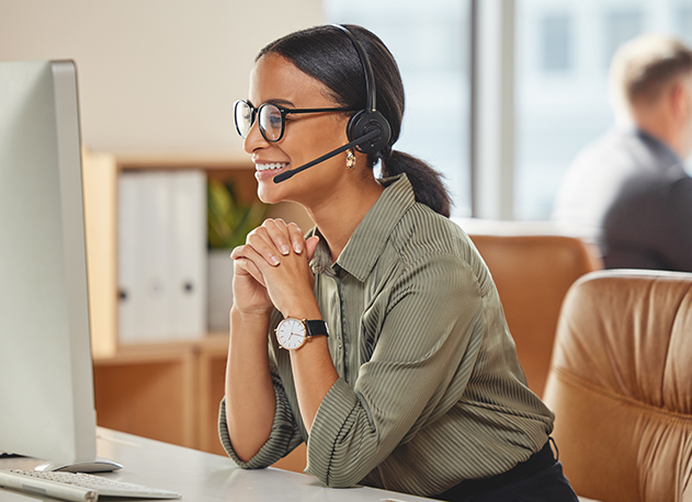 A government employee providing customer support using North's POS systems